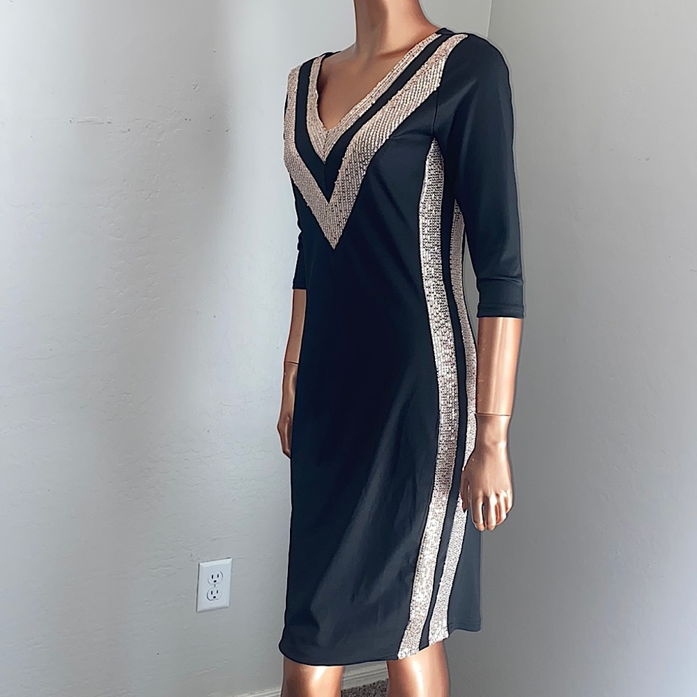 Black/Gold Dress